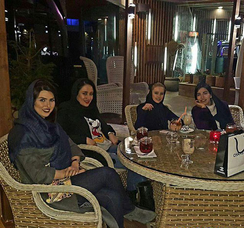 الناز حبیبی در هتل استقلال