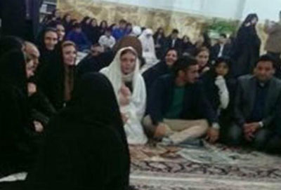 مراسم عقد رضا قوچان نژاد و سروین بیات