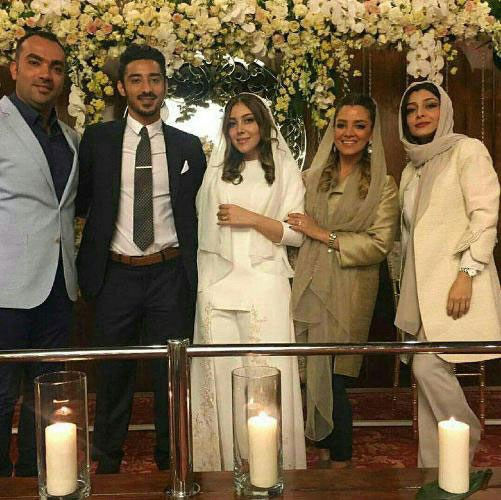 مراسم عقد رضا قوچان نژاد و سروین بیات