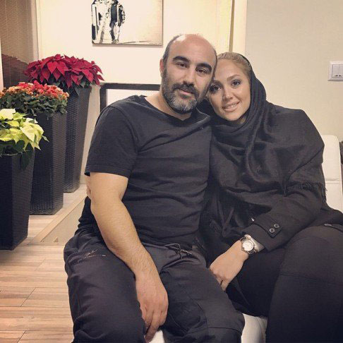 محسن تنابنده و همسرش روشنک