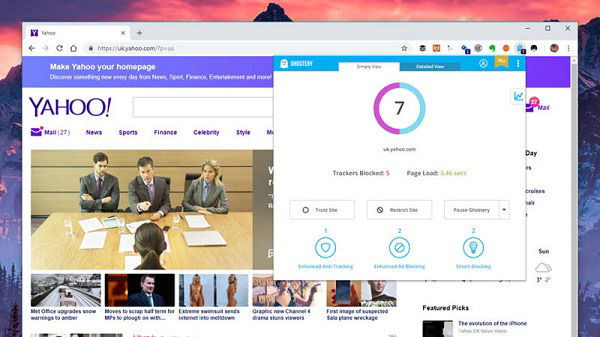 افزونه Ghostery 