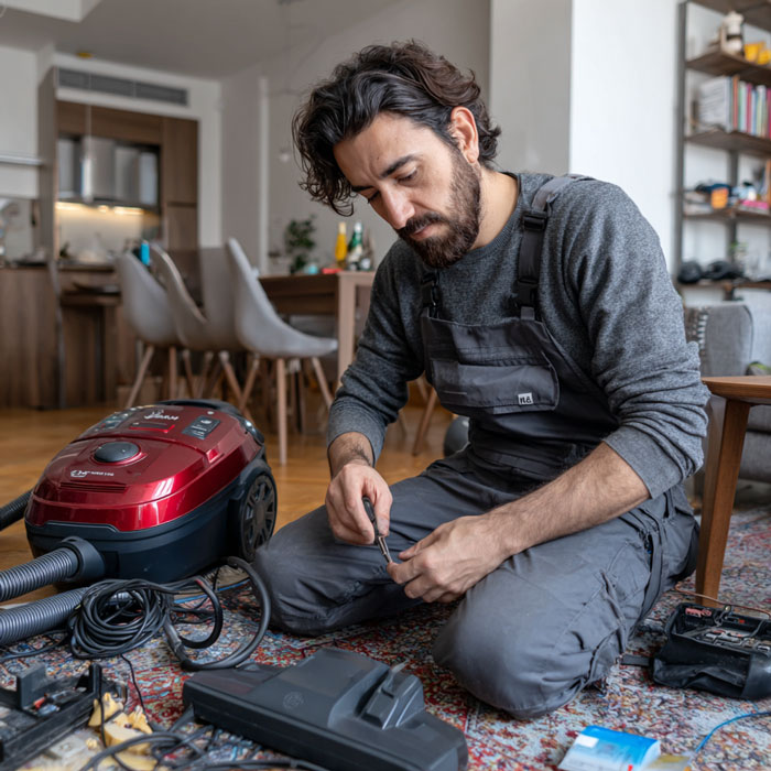 تعمیرکار حرفه ای جاروبرقی در تعمیرات مشهد